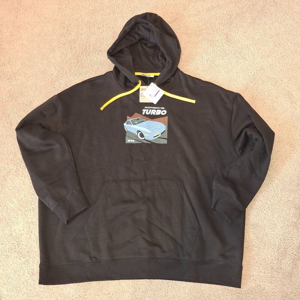 NWT Puma  TURBO GRAPHIC HOODIE Men – Black Size 2XL